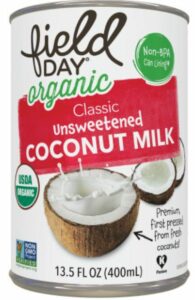 field day coconut milk