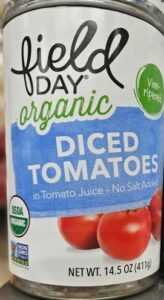field day diced tomatoes